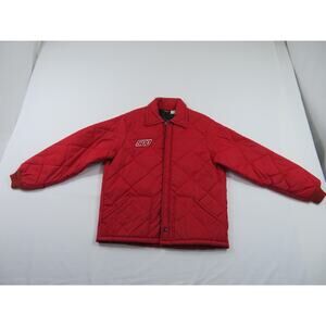 Big Smith Quilted Puffer Red Jacket Sz L 1980s